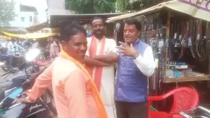 कार्य सेवा संवाद भाजपा कार्यकर्ता के साथ