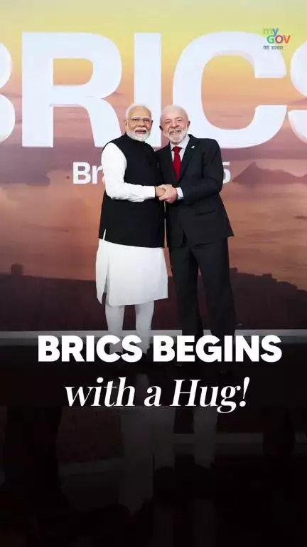 ਪ੍ਰਧਾਨ ਮੰਤਰੀ Narendramodi ਦਾ ਬ੍ਰਾਜ਼ੀਲ ਦੇ ਰਾਸ਼ਟਰਪਤੀ LulaOficial ਵੱਲੋਂ ਨਿੱਘਾ ਸਵਾਗਤ।