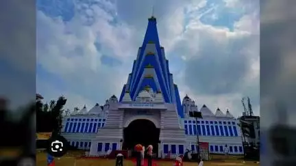 বলরামপুর: খুঁটি পুজোয় মধ্য দিয়ে ডাভা গ্রামে পুজোর মন্ডপ তৈরির সূচনা,চন্দ্রোদয় মন্দিরের আদলে তৈরি হবে মন্ডপ
