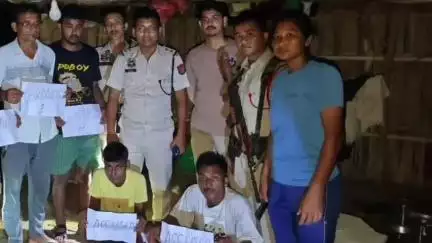 সোণাৰি: নামতোলাত আৰক্ষীয়ে বুজন পৰিমানৰ ড্ৰাগছ সহ পাঁচ জনক কৰিলে আটক