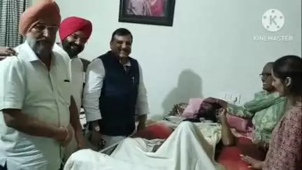 ਪਟਿਆਲਾ: ਆਮ ਆਦਮੀ ਪਾਰਟੀ ਦੇ ਰਾਜ ਸਭਾ ਮੈਂਬਰ ਸੰਜੇ ਸਿੰਘ  ਪਹੁੰਚੇ ਪਟਿਆਲਾ ਦੇ ਸ਼ਹਿਰ ਨਾਭਾ