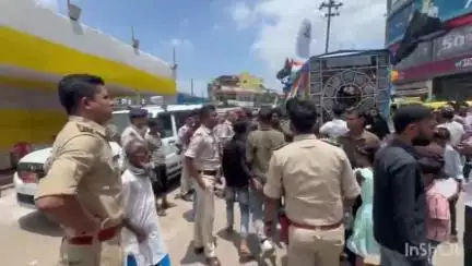 नवादा: बुंदेल बाग के मैदान में सभी ताजिया पहुंचने लगे, जिला प्रशासन ने जुलूस के लिए की सुरक्षा व्यवस्था