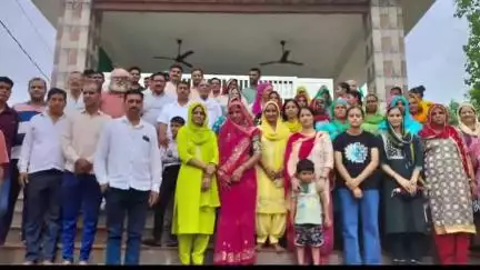 चिड़ावा: पंडित गणेश नारायण उद्यान में भारत माता प्रवेशद्वार का लोकार्पण, भामाशाह परिवार के योगदान की हुई सराहना