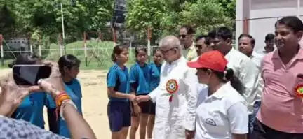 सुल्तानपुर: सुल्तानपुर में जनपदीय खेल प्रतियोगिता का आगाज बालिका हैंडबॉल से हुआ, उद्घाटन एमएलसी शैलेंद्र प्रताप सिंह ने किया
