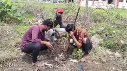 खिलचीपुर: विश्व हिंदू परिषद बजरंग दल ने छापीहेड़ा में मनाया सेवा सप्ताह, की साफ-सफाई और वृक्षारोपण