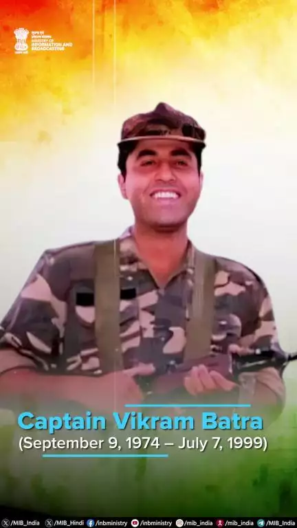 Remembering the 'Shershah' of Indian Army, Captain Vikram Batra on his death anniversary.