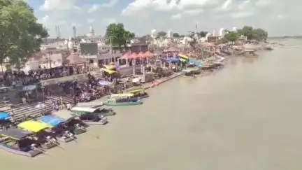 अयोध्या में सूखे के बीच सरयू नदी का जलस्तर बढ़ा, प्रशासन हुआ अलर्ट