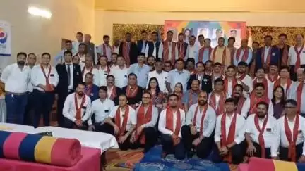 नसीराबाद: रोटरी क्लब नसीराबाद की नई टीम का शपथ ग्रहण समारोह गांधी चौक में हुआ संपन्न
