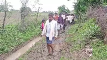 बटियागढ़: भिलौनी के जमडेरा हार के निवासी कीचड़ भरे रास्ते से गुजरने मजबूर ..ग्राम पंचायत अमले पर अनदेखी के आरोप #jansamsya