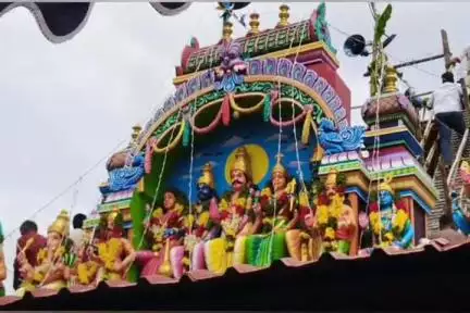 தருமபுரி: நேரு நகரில் ஸ்ரீ திரௌபதி அம்மன் கும்பாபிஷேக விழா கோலாகலமாக நடைபெற்றது - பயபக்தியோடு பக்தர்கள் பங்கேற்பு