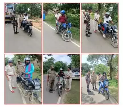 date- 7.7.2025 वाहन चेकिंग........