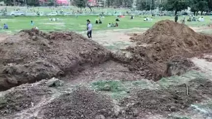 कुल्लू: ढालपुर के प्रदर्शनी मैदान में खुदाई बंद करने की मांग, जिला कुल्लू भाजपा के अध्यक्ष अमित सूद ने डीसी से की अपील