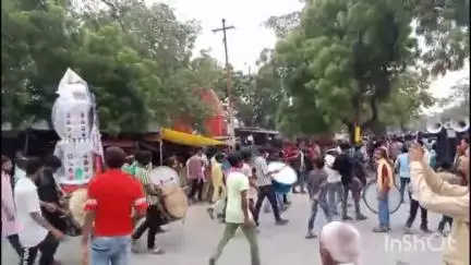 कलान: मोहर्रम पर जलालाबाद व कलान में निकला ताजिया जुलूस, त्योहार शांतिपूर्ण रहा