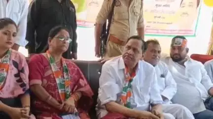 भिनगा: मधुबन मैरिज लॉन भिनगा में कांग्रेस नेता नसीमुद्दीन सिद्दीकी ने नवनियुक्त पदाधिकारियों को दिलाई शपथ, सरकार पर कसा तंज
