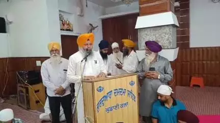 ਖੰਨਾ: ਘੁਡਾਣੀ ਕਲਾ ਚੋਲਾ ਸਾਹਿਬ ਵਿਖੇ ਪੰਥਕ ਮੀਟਿੰਗ ਹੋਣ ਤੋਂ ਰੋਕੀ ਵਿਧਾਇਕ ਗਿਆਸਪੁਰਾ ਨੇ ਕਿਹਾ ਕਿ ਸ਼੍ਰੋਮਣੀ ਕਮੇਟੀ ਤੇ ਲਗਾਏ ਅਰੋਪ