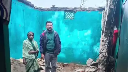 तिरोडा: कवलेवाडा येथे घराचे छत कोसळले; सुदैवाने जीवितहानी टळली