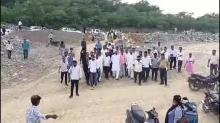 चित्तौड़गढ़: चित्तौड़गढ़ सांसद ने बिरला सीमेंट फैक्ट्री के माइंस एरिया का किया निरीक्षण