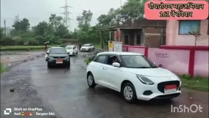 पौधारोपण महाअभियान का 161 वें रविवार ग्राम बरगांव में युवाओ ने किया पौधारोपण
