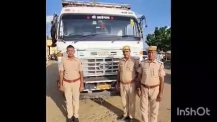 जैसलमेर: ऑपरेशन अखरोट के तहत पुलिस थाना भणियाणा ने अवैध खनन कर परिवहन करने वाले वाहन को किया ज़ब्त