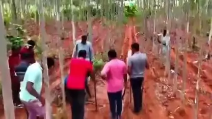 కుక్కునూరు రిజర్వ్ ఫారెస్ట్లో సారాయి తయారీకి సిద్ధంగా ఉన్న 600 లీటర్లు పులిసిన బెల్లపుఊటను ధ్వంసం చేసిన అధికారులు