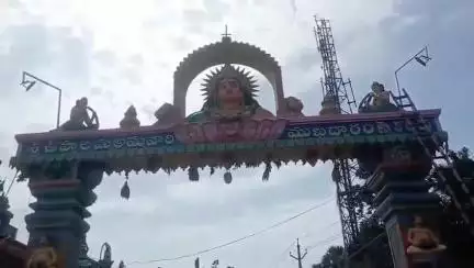 శాకంబరీ అలంకరణలో కరప ఉప్పలమ్మ అమ్మవారు