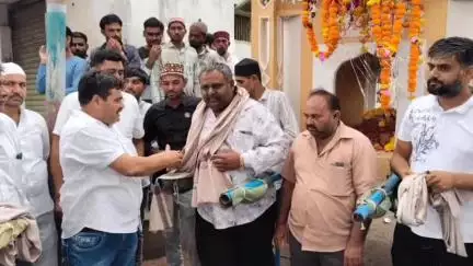 જામનગર: લાખાબાવળ ગામ ખાતે મહોરમ પર્વને કોમી એકતા સાથે ઉજવણી કરાય, રાજપૂત સમાજના આગેવાનો સન્માન કરાયુ