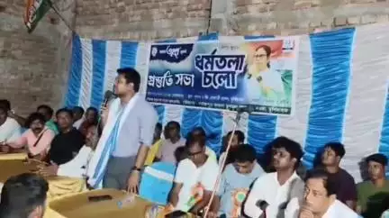 নওদা: ২১ জুলাই প্রস্তুতি সভা দুধসর গ্রামে, উপস্থিত ব্লক তৃণমূল নেতৃত্বরা