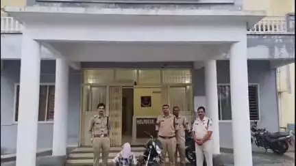 ब्यावरा: मलावर थाना पुलिस ने शातिर वाहन चोर को किया गिरफ्तार, एक मोटरसाइकिल जब्त