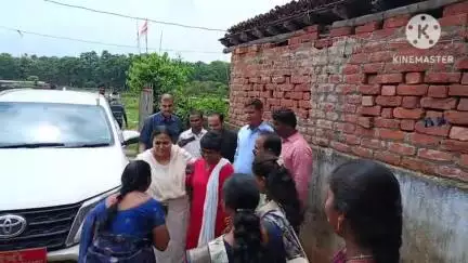 घाघरा: ग्रामीण विकास मंत्री दीपिका पांडे सिंह अखिल भारतीय कांग्रेस कमेटी के 'मेरा घर संगम' कार्यक्रम में हुईं शामिल