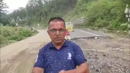 पांवटा साहिब: नेशनल हाइवे 707 कच्ची ढाँग बरसात के समय बनती है आफत की वजह
