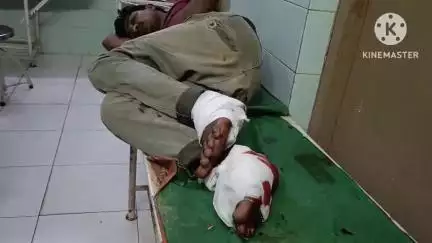 రెండు అంతస్తుల డాబాపై నుండి పడి రెడ్డిగూడెం మండలం రాఘవపురం గ్రామానికి చెందిన సత్యనారాయణ తీవ్ర గాయాలు