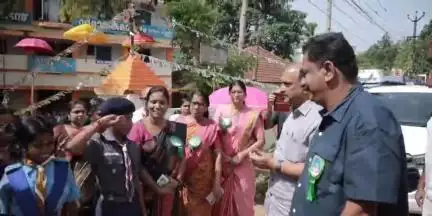 കൊട്ടാരക്കര: ഹരിതശ്രീ പദ്ധതി, പച്ചക്കറി തൈകളും ജൈവവളവും വിതരണം മന്ത്രി ബാലഗോപാൽ മൈലം സ്കൂളിൽ നിർവഹിച്ചു