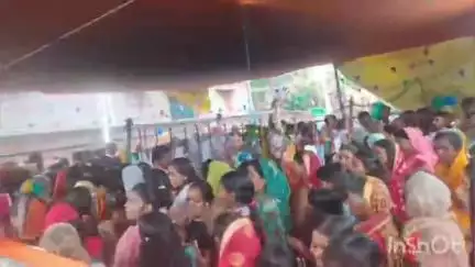 एकंगरसराय: एकंगरसराय नगर पंचायत के वार्ड 2, आकाशपुर में 24 घंटे का अखंड कीर्तन संपन्न
