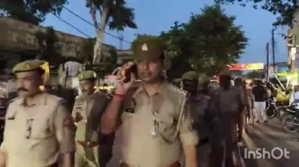 हर्रैया: कावड़ यात्रा को देखते हुए हर्रैया पुलिस ने हर्रैया कस्बे में सुरक्षा की दृष्टि से भ्रमण कर स्थिति का लिया जायजा #कांवड़