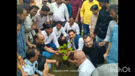 राहतगढ़: राहतगढ़ कृषि उपज मंडी प्रांगण में किया गया पौधारोपण