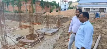 हलसी: पंचायत सरकार भवन निर्माण में अनियमितता की शिकायत के बाद एसडीओ ने ली जानकारी