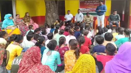 पोरसा: पिपरी पूठ के शासकीय कन्या विद्यालय में टीबी मुक्त भारत पर कार्यशाला आयोजित