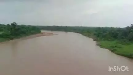 कोतमा: गोडारू नदी में पुलिया के ऊपर से बह रहा पानी, लोग जान जोखिम में डालकर पुल पार कर रहे