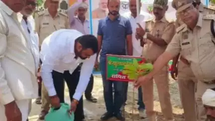 सुल्तानपुर: जयसिंहपुर के मिश्रौली में वन महोत्सव का आयोजन, जनप्रतिनिधियों ने किया पौधरोपण