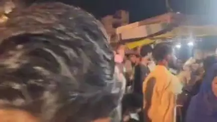 खंडवा: पंधाना रोड पर ताजिया विसर्जन का सिलसिला जारी