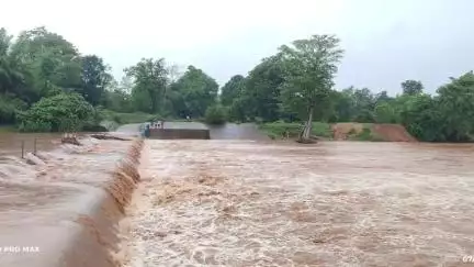 बालोद: 24 घंटे से झमाझम बारिश, डौंडी क्षेत्र के नाले उफान पर, तांदुला जलाशय में एक फीट पानी की आवक