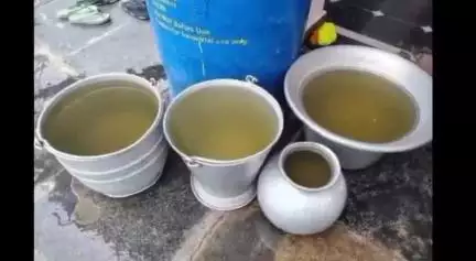 రాళ్ళపాడు-రోళ్ళపాడు వాటర్ స్కీం కింద కలుషిత నీరు