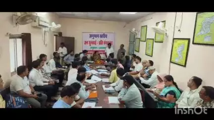 सबलगढ़: विधायक ने सबलगढ़ अनुभाग की विभागीय समीक्षा बैठक ली