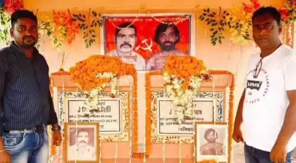 कलियासोल: देवियान में शहीद निमाई चटर्जी और देवाशीष घोष का शहादत दिवस मनाया गया