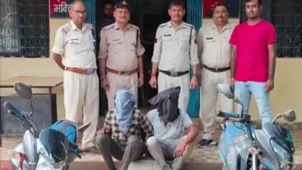 नईगढ़ी: नईगढ़ी पुलिस ने 2 सक्रिय चोरों को गिरफ्तार कर सोमवार को न्यायालय में पेश किया
