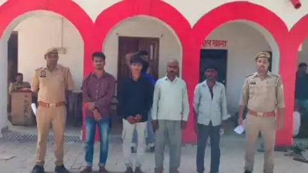गोंडा: धानेपुर पुलिस ने अलग-अलग मामलों में चार लोगों को किया गिरफ्तार, कार्रवाई हुई