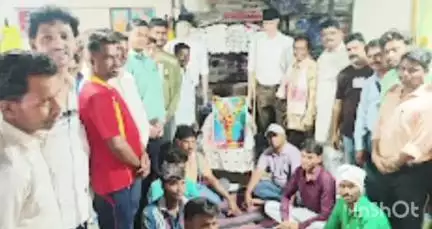 थांदला: राष्ट्रीय स्वयं संघ के शताब्दी वर्ष को लेकर थांदला में वस्तु भंडार का शुभारंभ