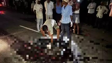 दमयंती नगर: नोहटा के पास तेज रफ्तार ट्रक ने मजदूर को रौंदा, मौके पर ही दर्दनाक मौत, शव अस्पताल में रखवाया गया