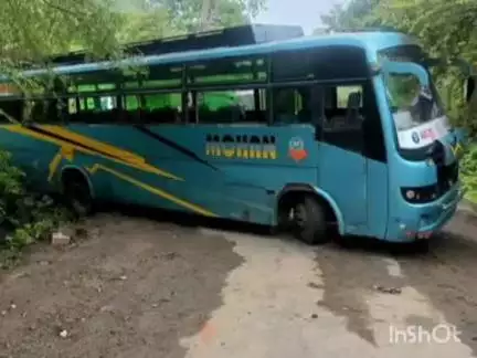 देसूरी: सादड़ी में परशुराम महादेव जा रही बस के ब्रेक फेल, ड्राइवर ने सूझबूझ से 35 श्रद्धालुओं की बचाई जान