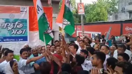 রানিনগর ১: ২১শে জুলাইকে সামনে রেখে" রাণীনগর ১ নাম্বার ব্লক তৃণমূল কংগ্রেসের উদ্যোগে প্রস্তুতি সভা ও যোগদান সভা গোয়াস বাজারে।